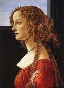 Portrait of a Young Woman after Botticelli
